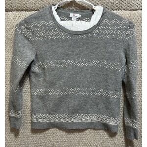 Vineyard Vines Wool Cashmere Blend Pullover Sweater Gray Size‎ Large
